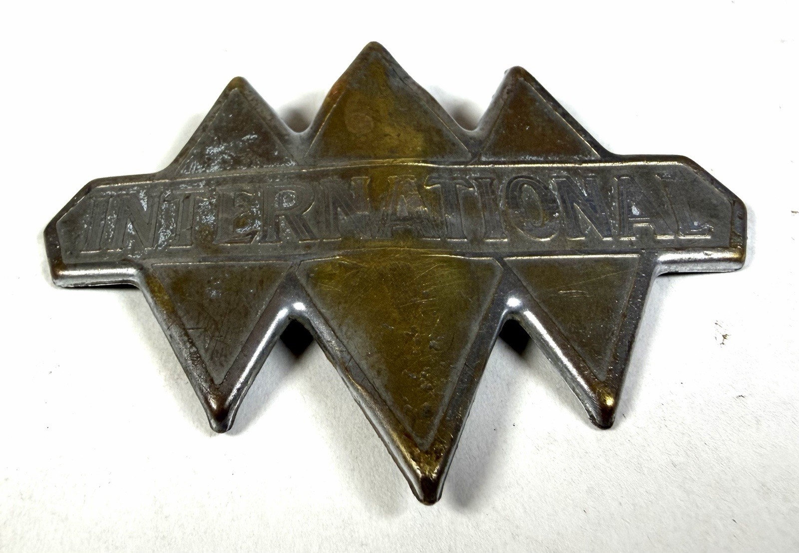 Vtg 1930’s 1940’s International Truck Hood Emblem Rare