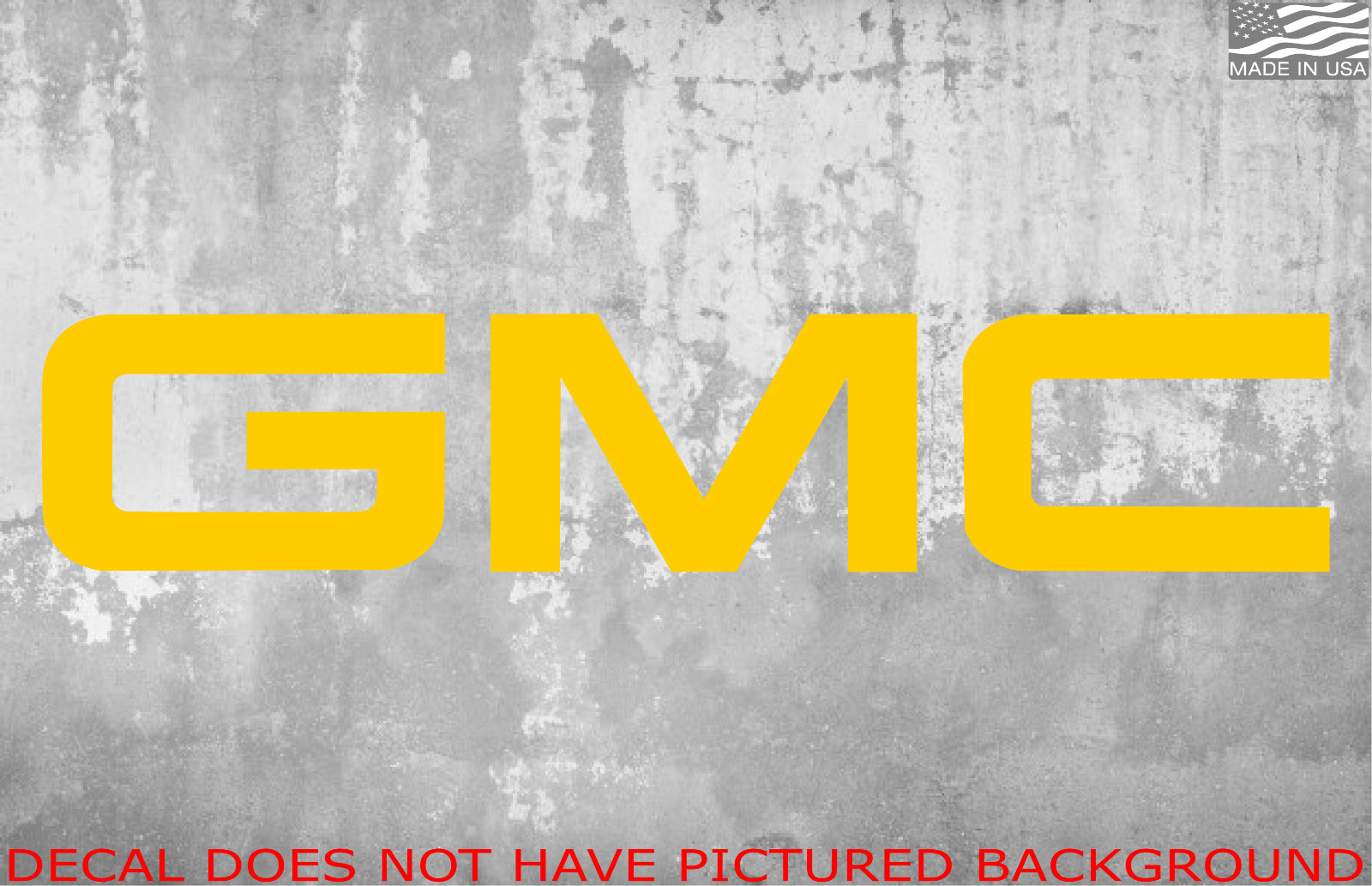 GMC Decal Sticker Vinyl
