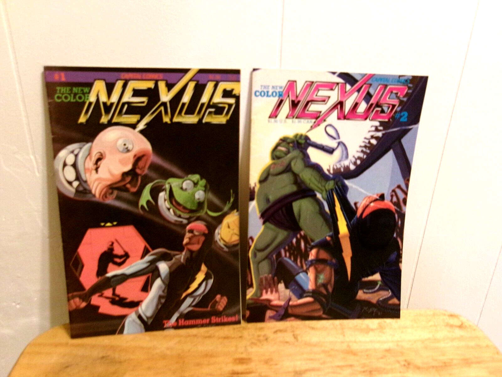 Nexus #1,2,3,4, volume 2 capital comics VF+ 1983