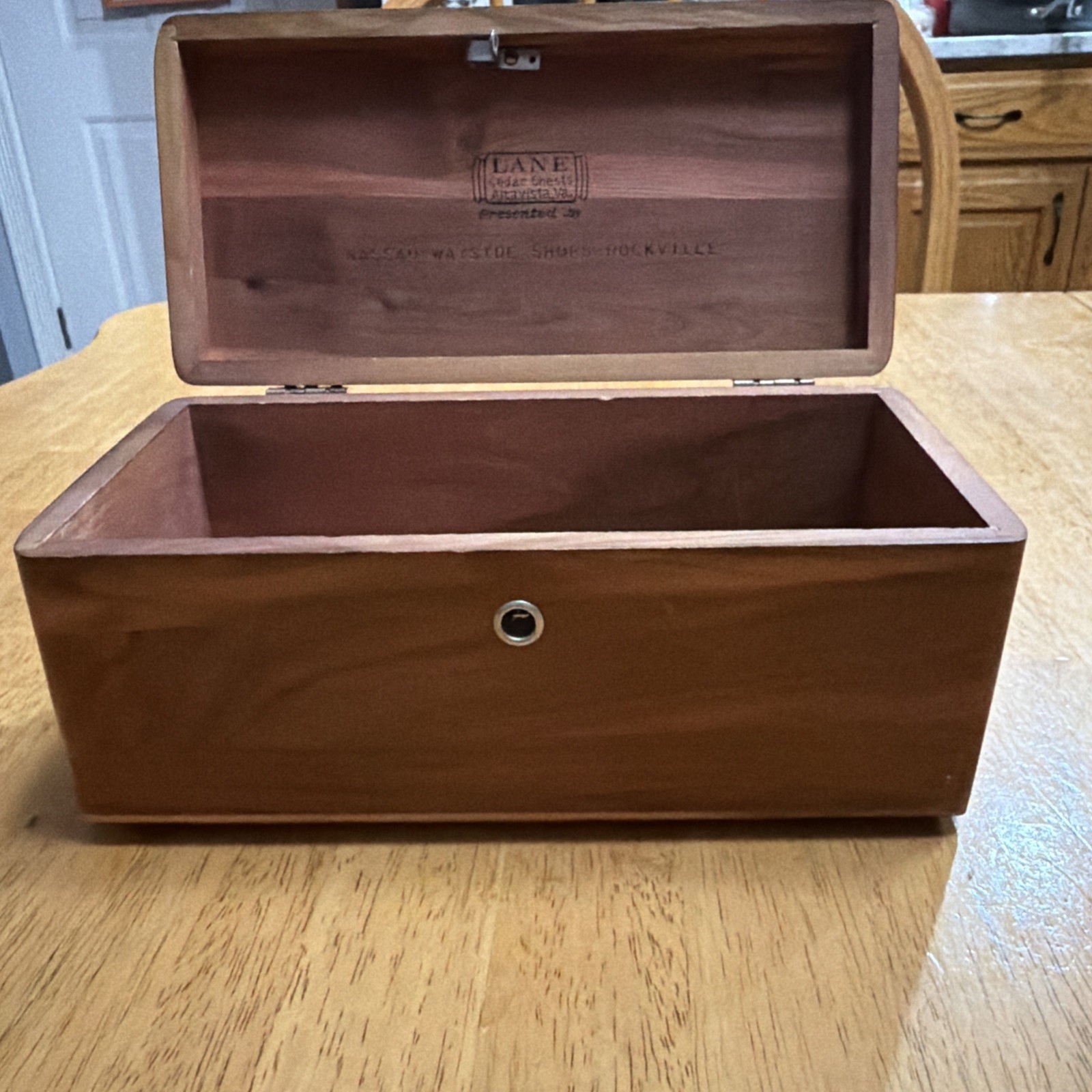Vtg Lane Mini Cedar Jewelry Box Hope Chest Keepsake Box Salesman Sample NY Vtg Lane Mini Cedar Jewelry Box Hope Chest Keepsake Box Salesman Sample NY