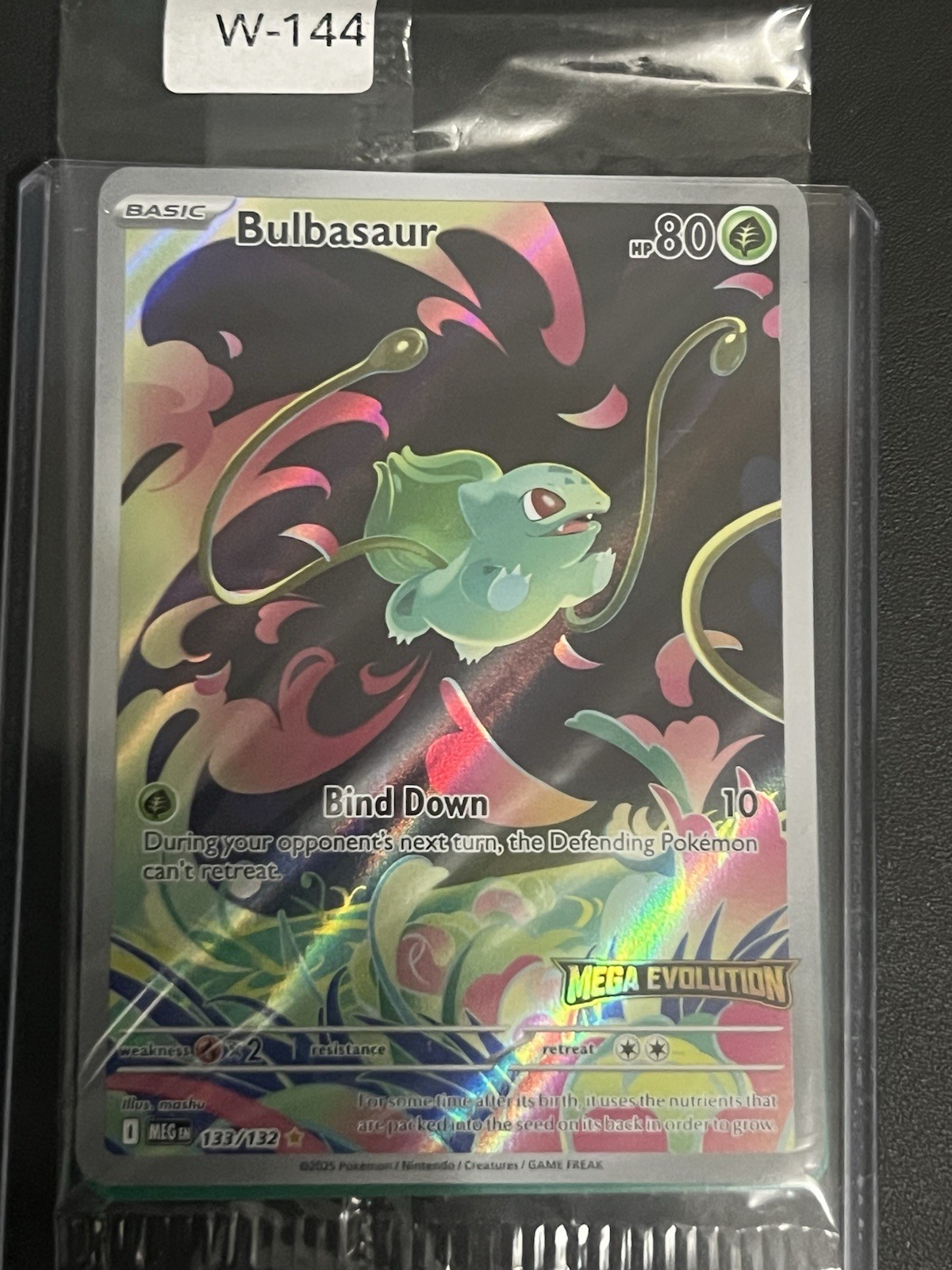 The Pokémon Company Bulbasaur 133/132 Holo Stamped English