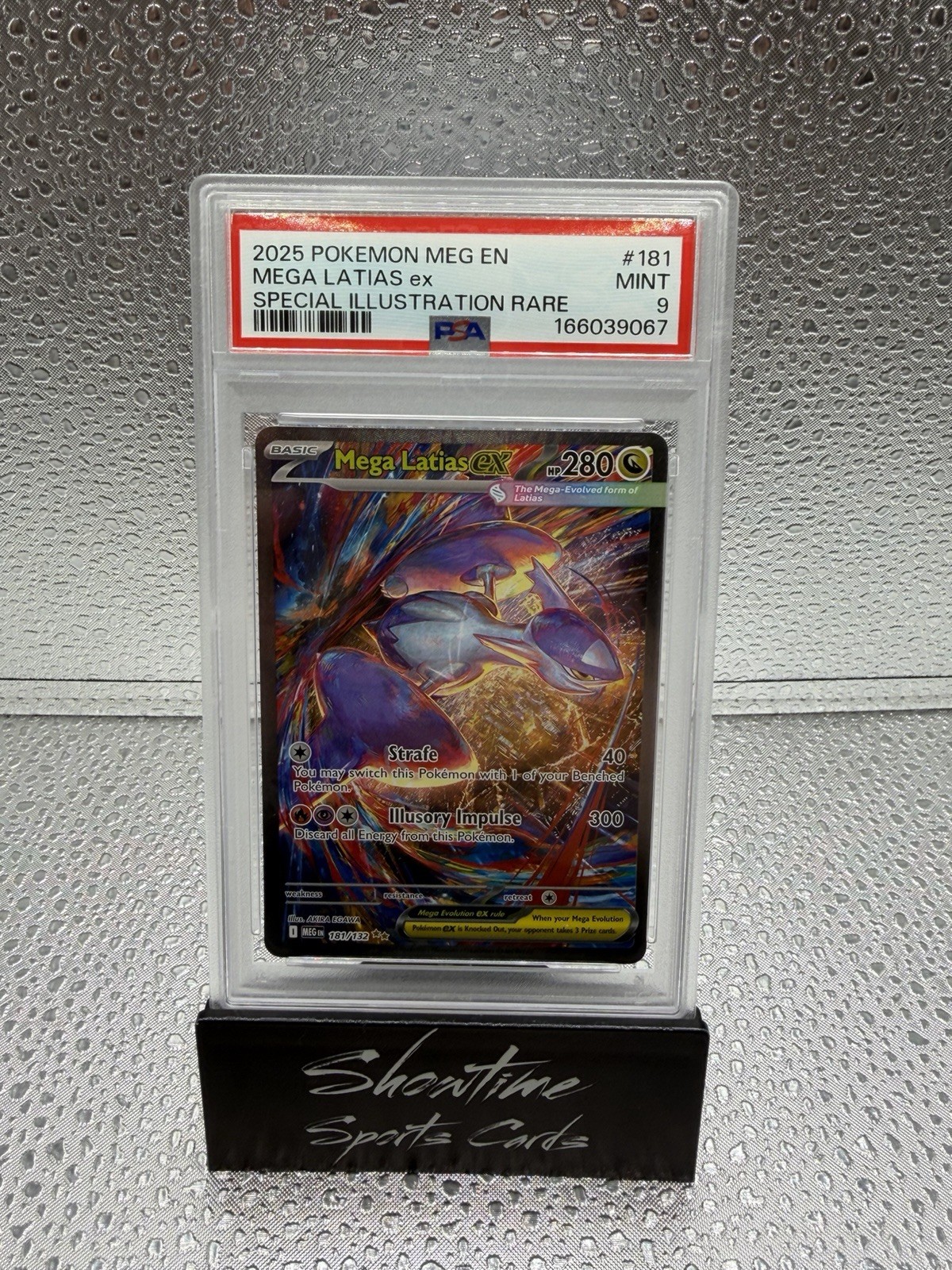 2025 Pokemon Mega Evolution MEGA LATIAS EX #181 Special Illustration Rare PSA 9