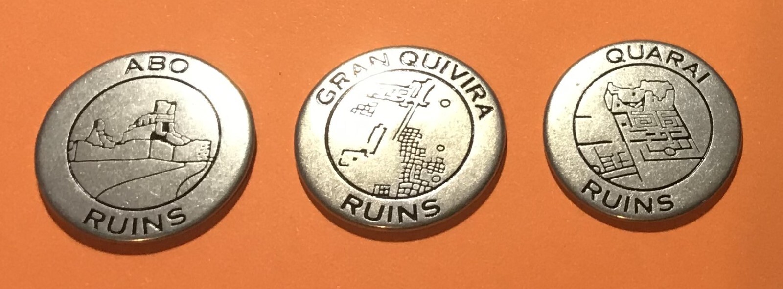 Salinas Pueblo Missions Three Token Set