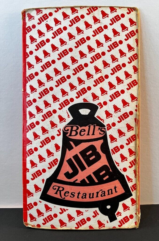 Vintage Bells JIB Restaurant Menu 6.25\