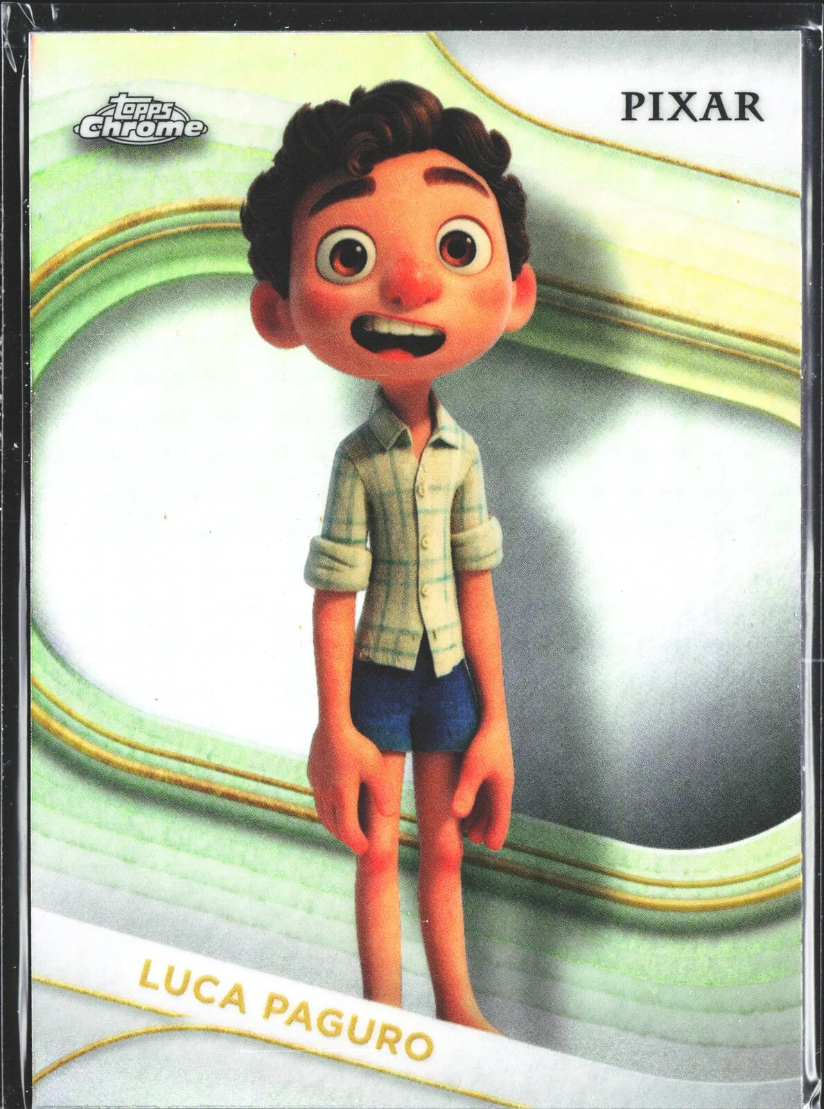 Luca Paguro Trading Card REFRACTOR 2025 Topps Chrome Disney #181 Luca Pixar