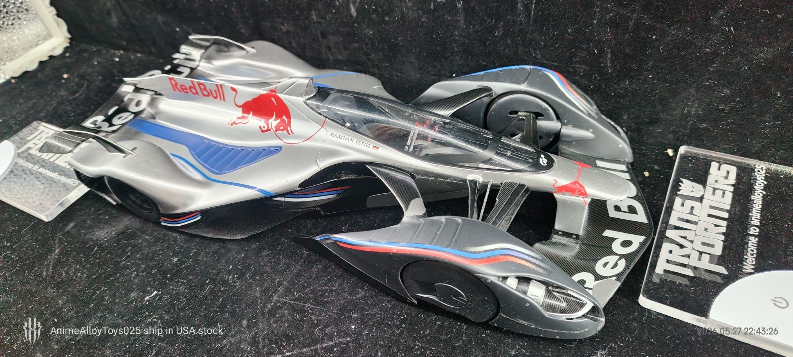 AUTOart 1/18 Red Bull X2014 Vettel Hyper Silver