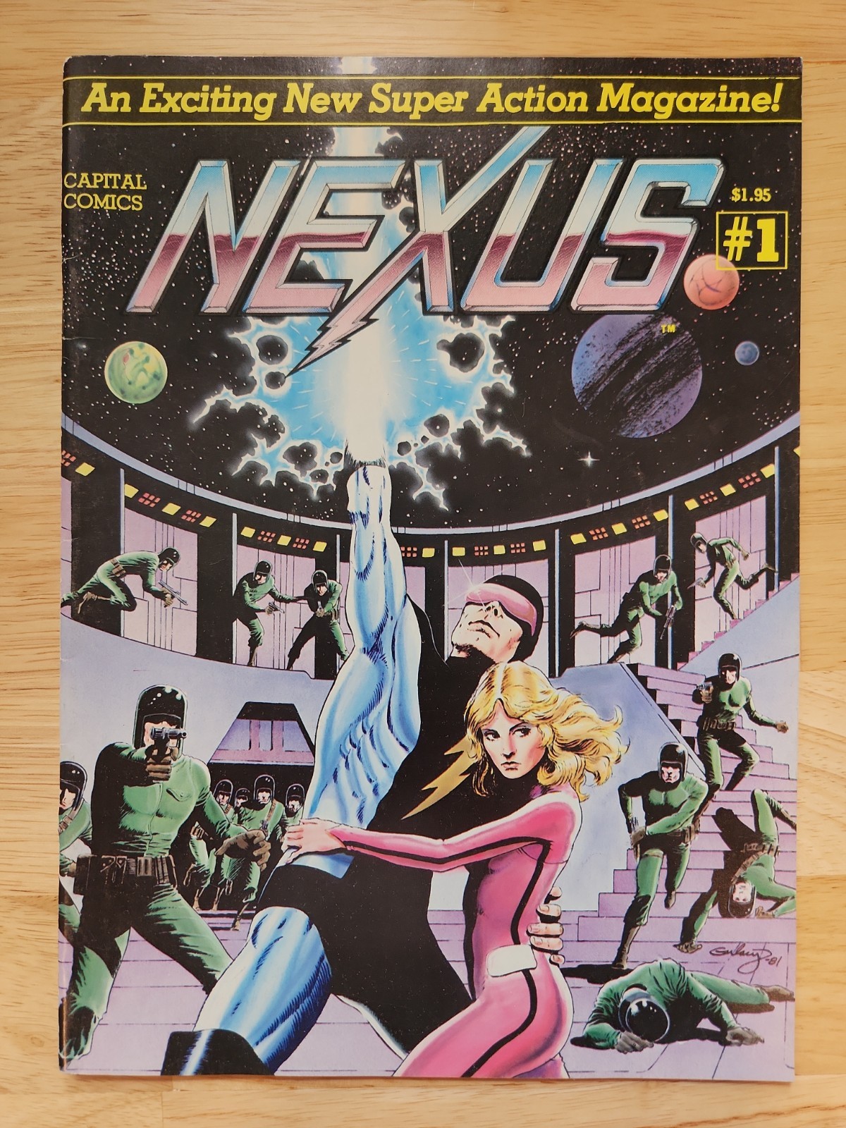 Nexus #1 Capital Comics 1981 Mike Baron & Steve Rude 1st Nexus Rare Mag