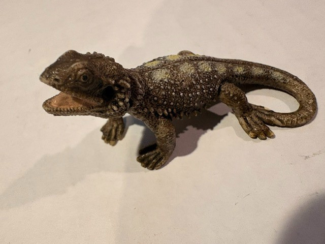 USED Schleich BEARDED DRAGON Pagona Lizard 14675 Retired 2011 Figure Animal