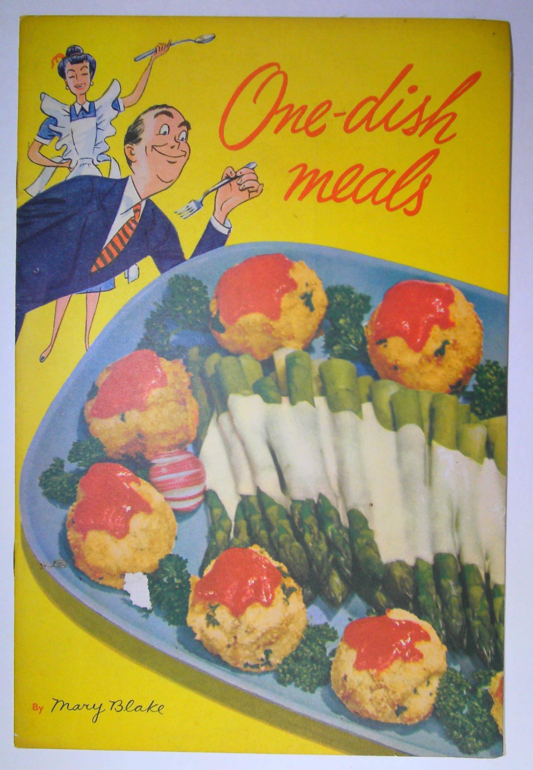 CARNATION Vintage 1952 One Dish Meals Mary Blake Recipe Cookbook Advertising