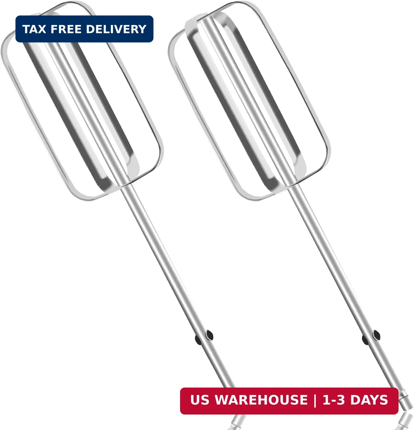 2 PCS Hand Mixer Attachments, Hand Mixer Attachments for Kitchenaid Stainless St