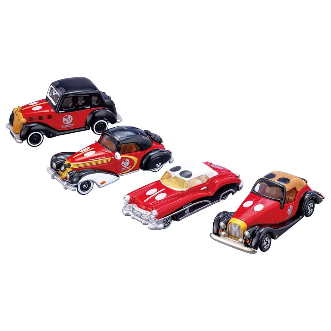 Takara Tomy Mall Limited Disney Motors 15th Anniversary Dream Star History Set