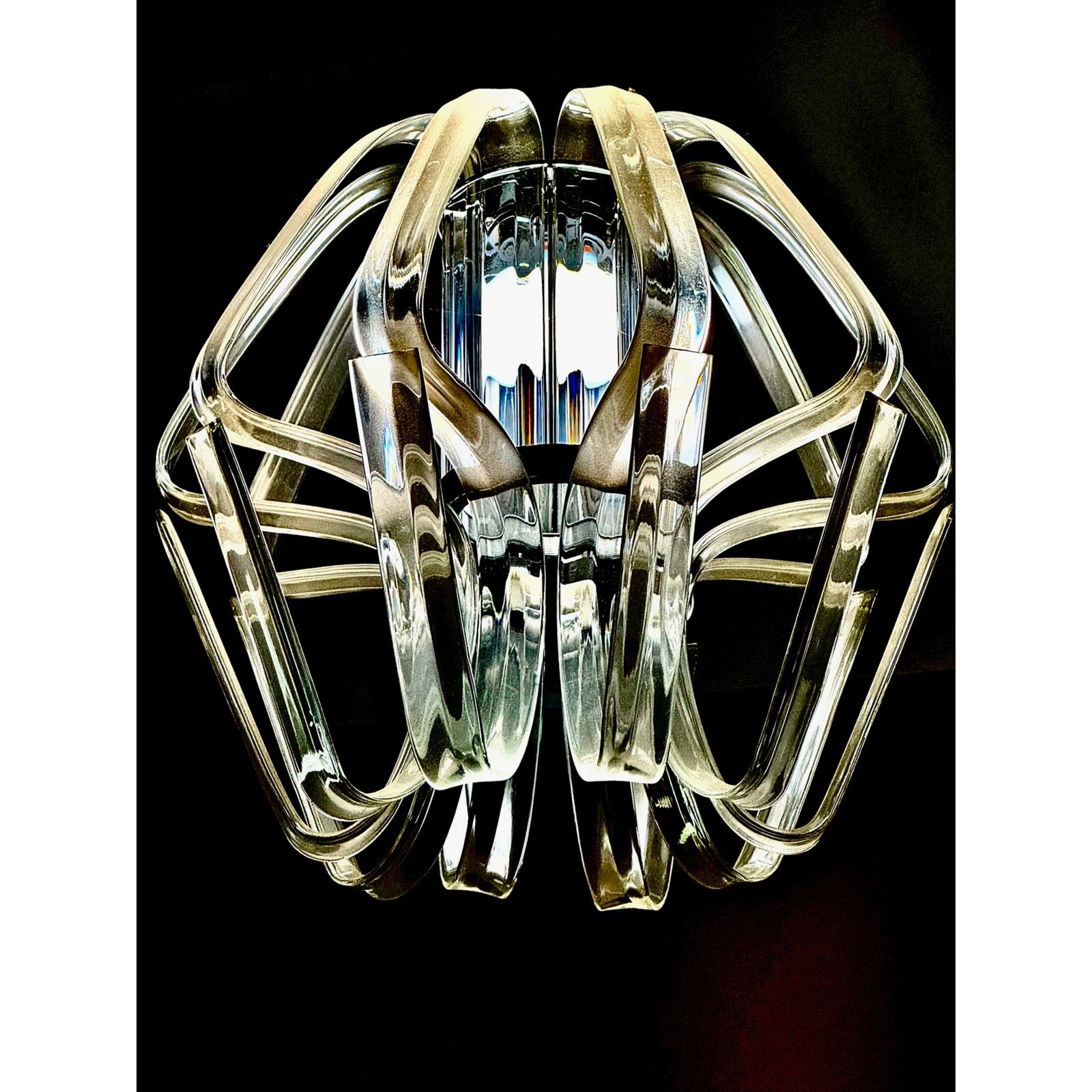Kika Bohemia Modern Crystal Loop Chandelier - Justice Design Group 18.5\