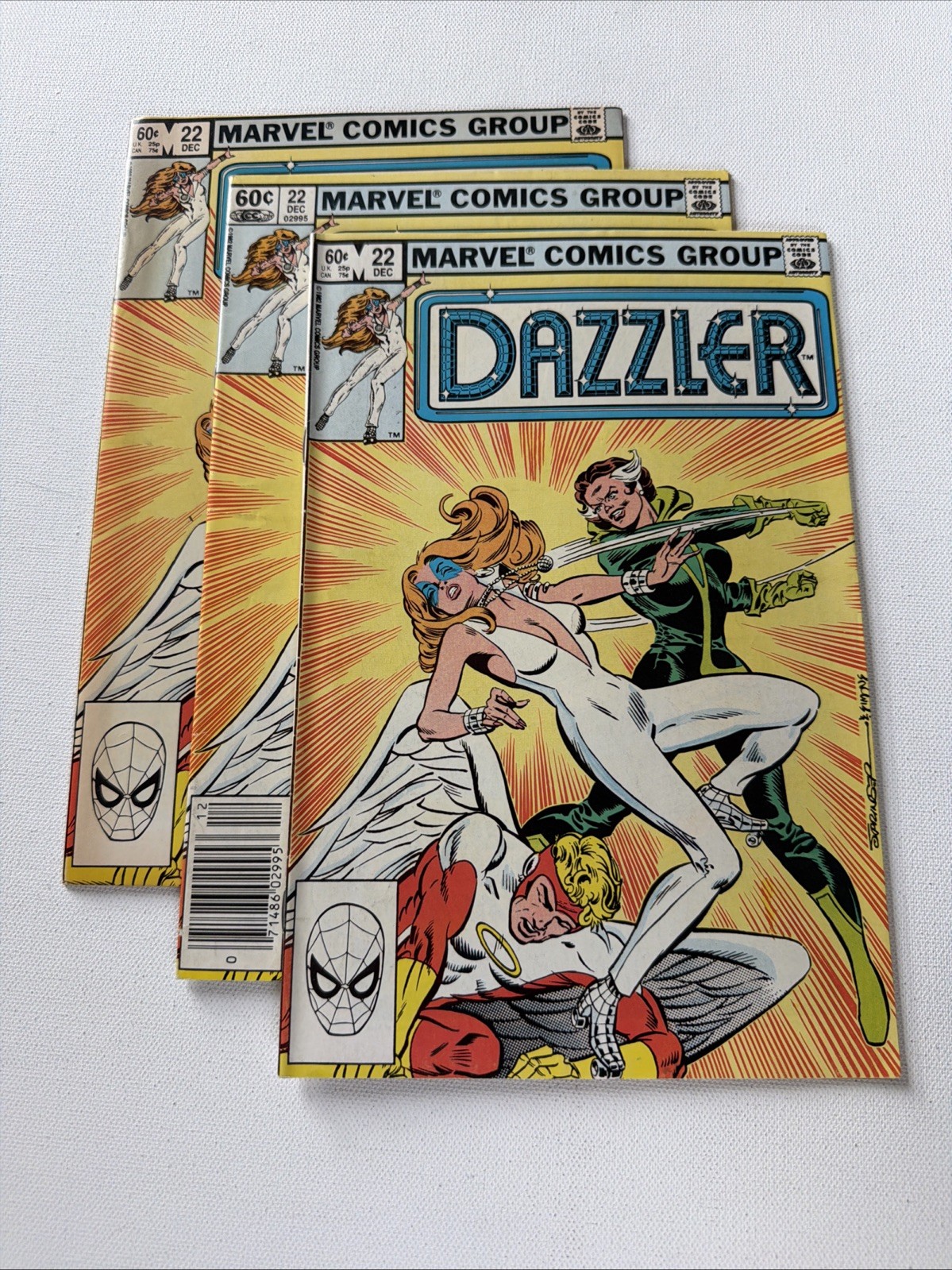 Lot of 3 Dazzler #22 (Marvel Comics December 1982)
