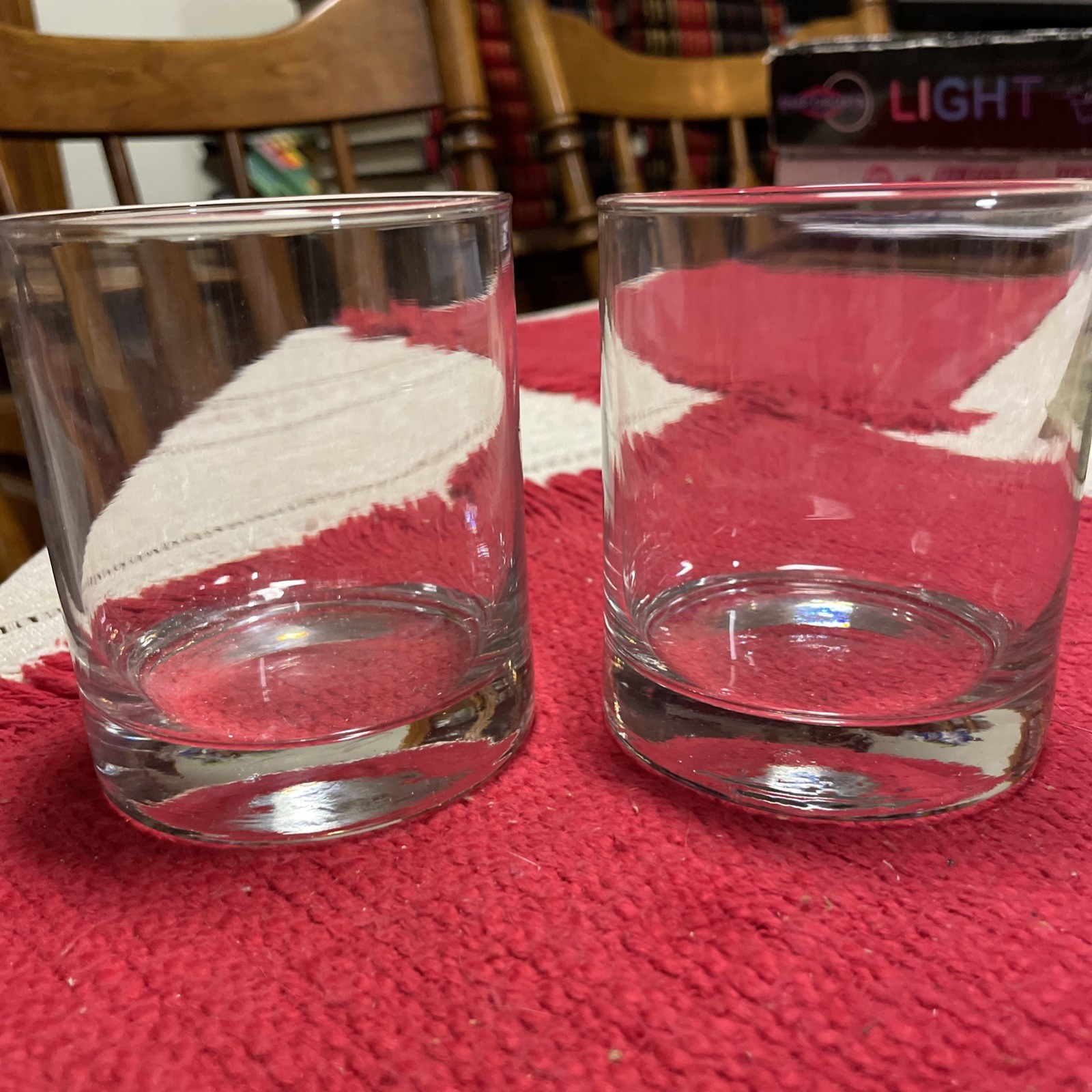 Libbey Thick Base Heavy Rocks High-Ball Glasses 3-3/4” Tall Libbey Thick Base Heavy Rocks High-Ball Glasses 3-3/4” Tall