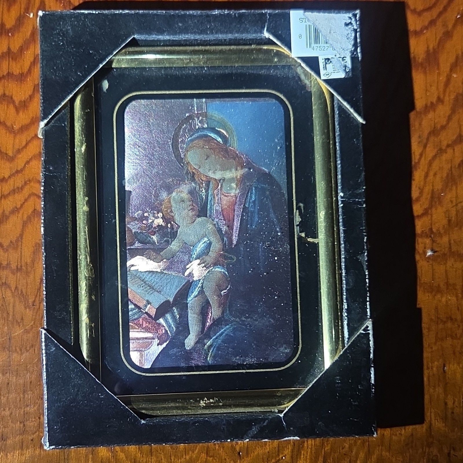 Framed Christian Picture Print Madonna & Child (Virgin Mary with Child)