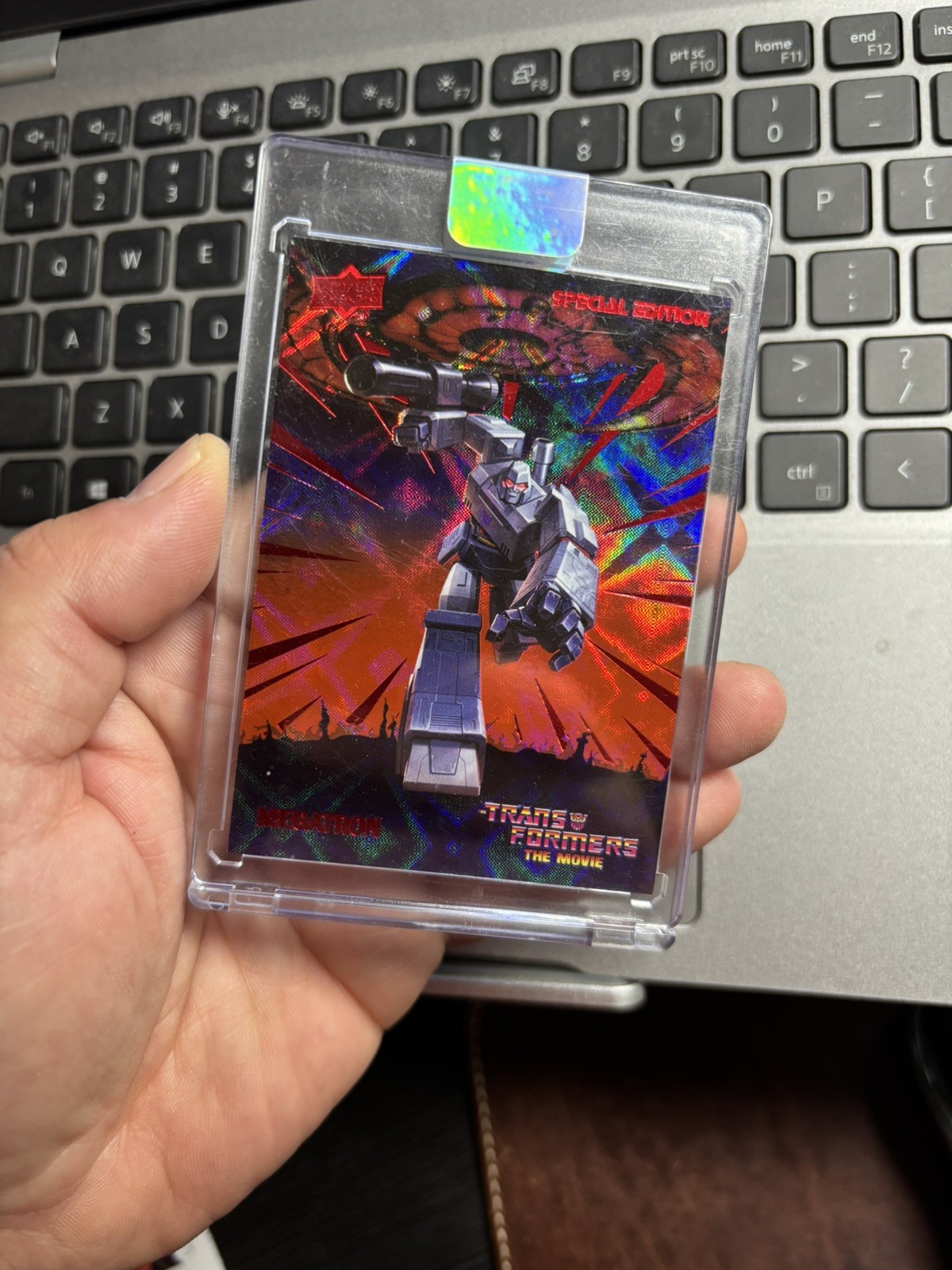2026 Upper Deck Transformers The Movie 40th Anniv. Megatron Red Foil Card /1986 2026 Upper Deck Transformers The Movie 40th Anniv. Megatron Red Foil Card /1986