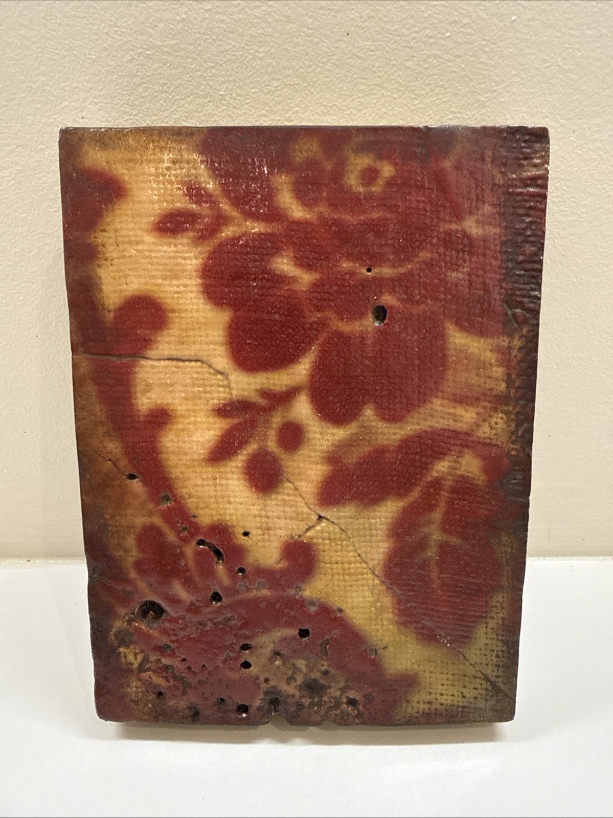 Sid Dickens T-188 Retired Handmade Memory Tile Antique Finish Collectible Art