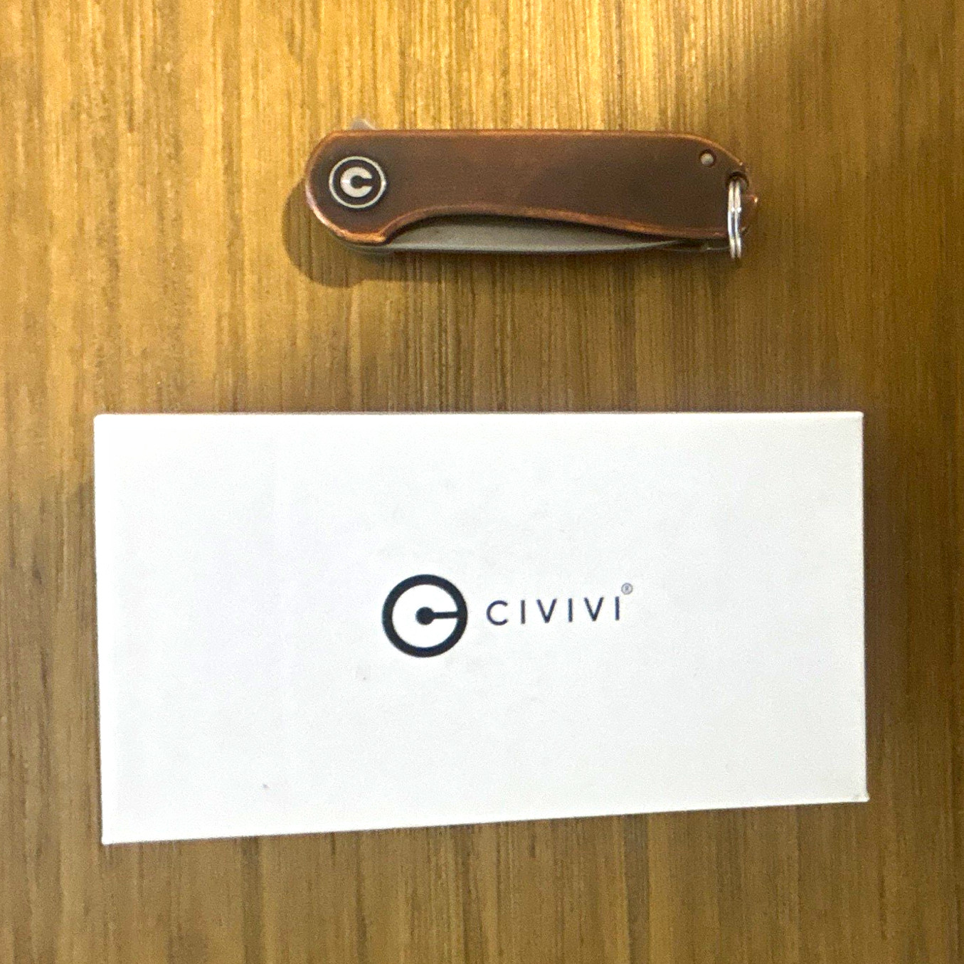 CIVIVI Mini Elementum Pocketknife Stainless Drop Point Plain Liner Lock