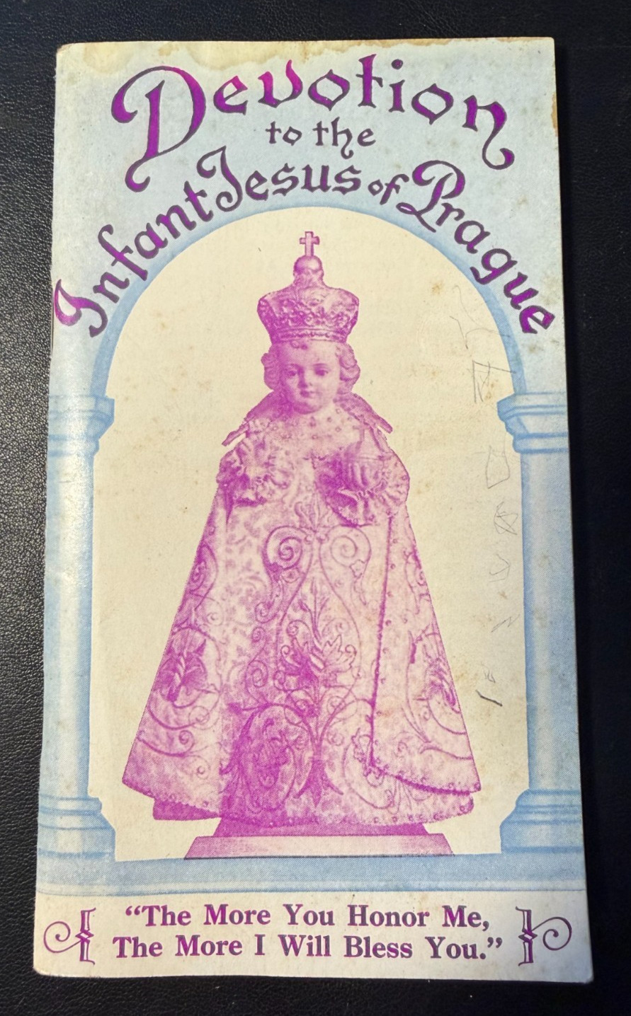 Vintage 1956 Devotion to the Infant Jesus of Prague Vintage 1956 Devotion to the Infant Jesus of Prague