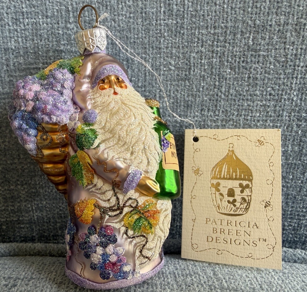 Patricia Breen 2005 Grand Cru Santa Pinot Noir Ornament Rare 4\