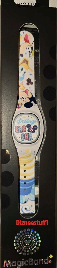 NEW 2026 Disney Park Magic Band Plus + Smiling Ear Ear  Rides And Snack UNLINKED