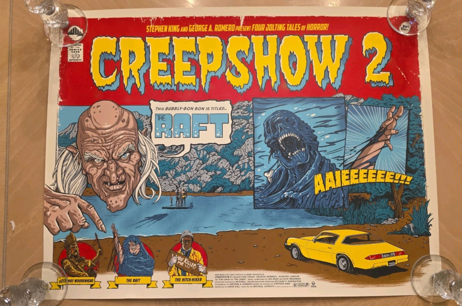 Creepshow 2 By Gary Pullin aka Ghoulish Gary. Poster Print. NM. RARE