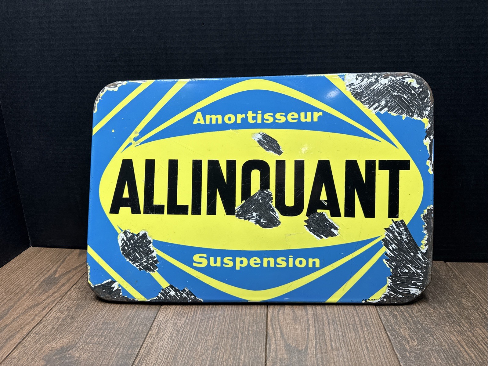 Vinntage Allinquant Amortisseur Suspension Porcelain sign