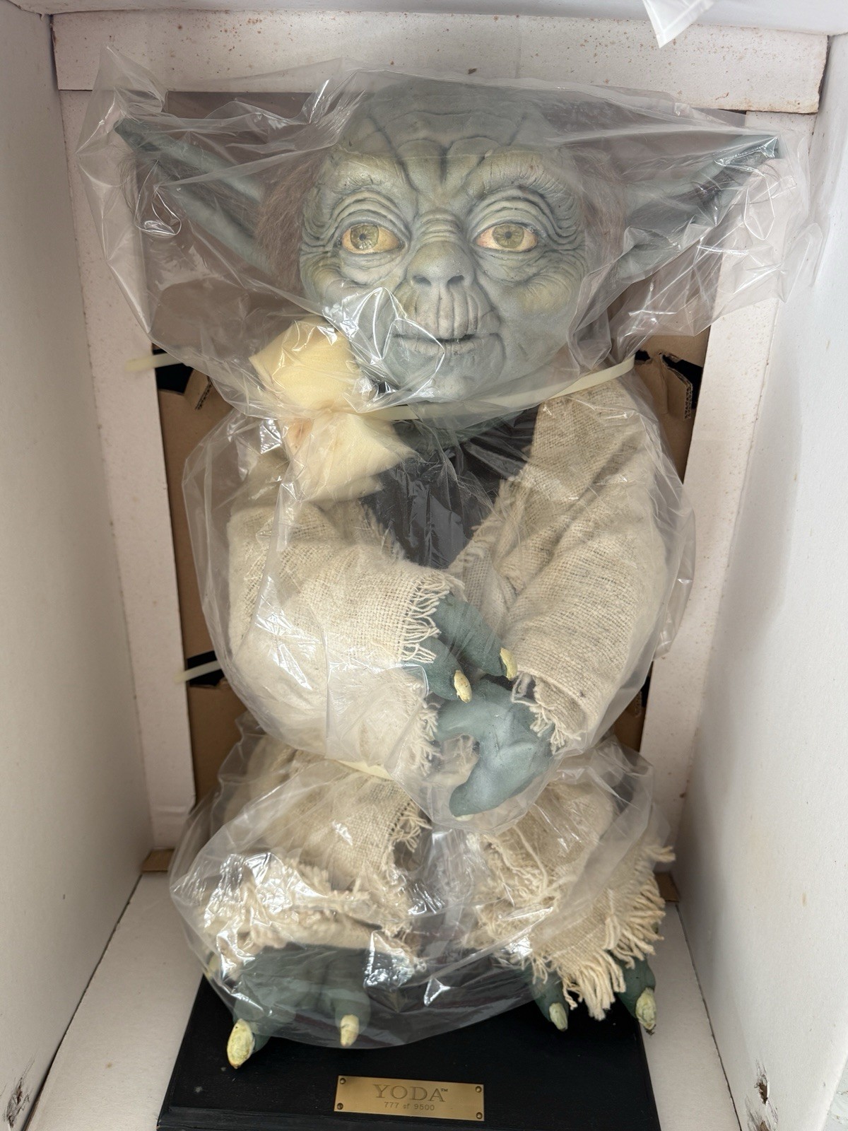 1994 Illusive Concepts Life Size Yoda Statue Replica Star Wars QVC Promo #777