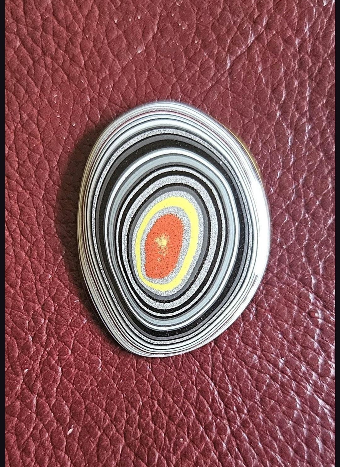 Fordite / Jeepite Cabochon - Highly Polished Cabochon J1209