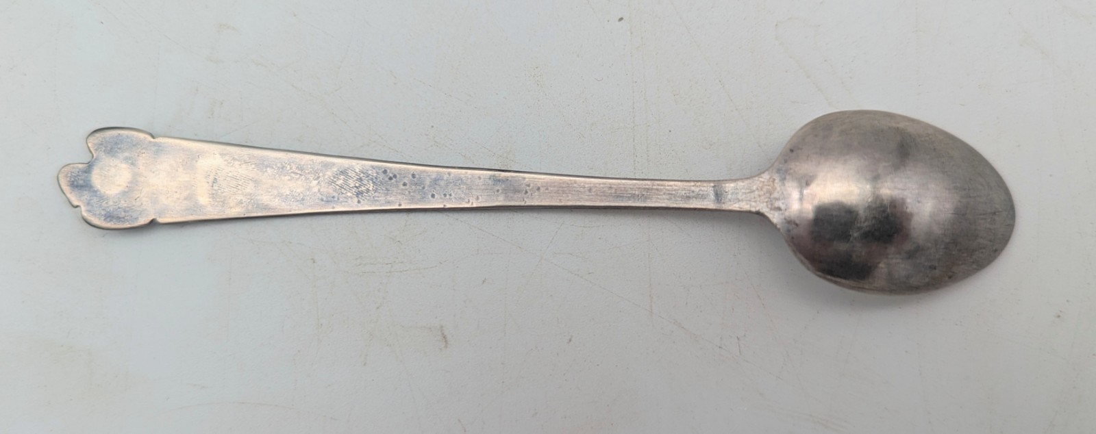 Vintage Navajo Silver Thunderbird Stamped Spoon Fred Harvey Era 4.5