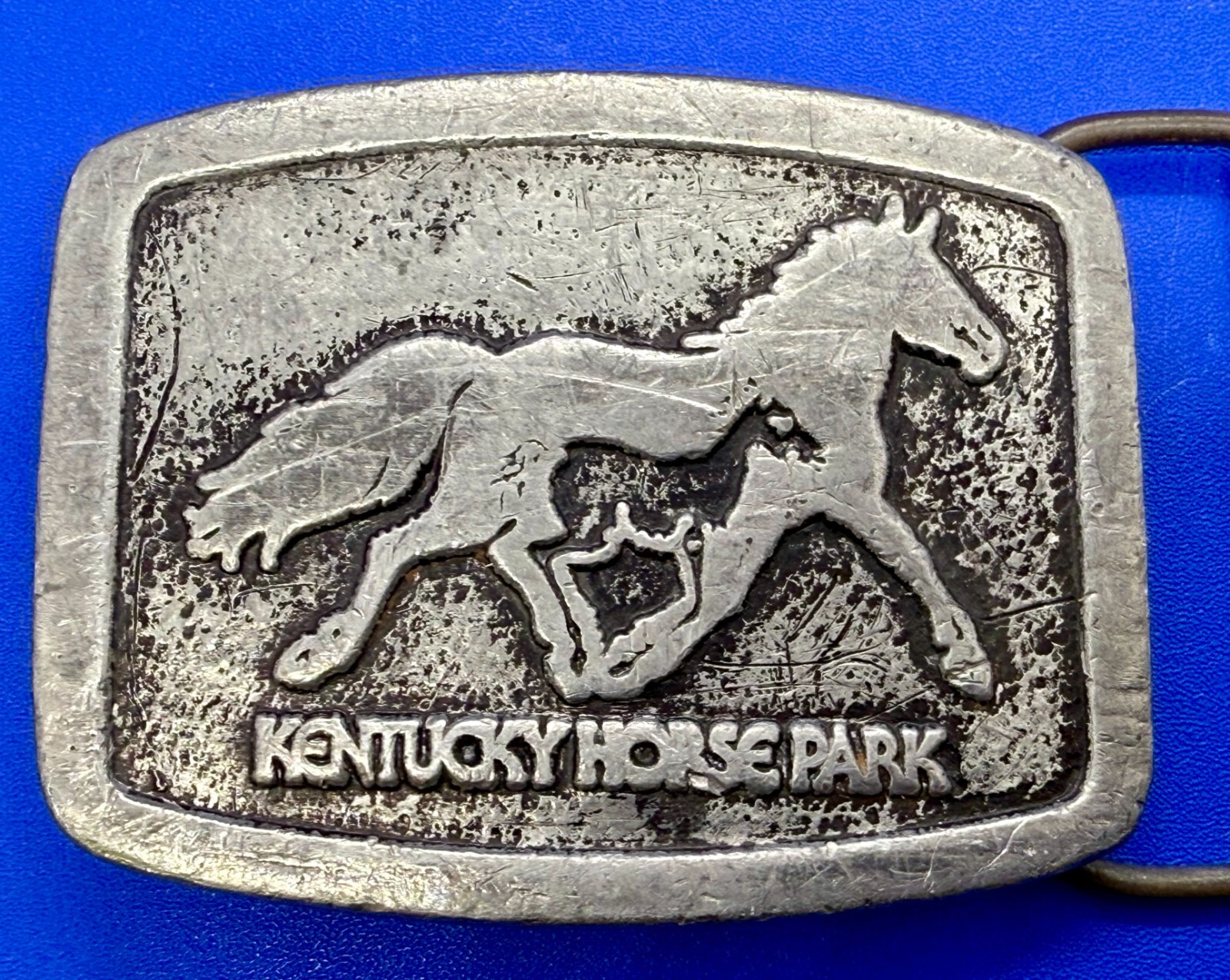 Kentucky Horse State Park Commemorative Vintage 1978 Belt Buckle