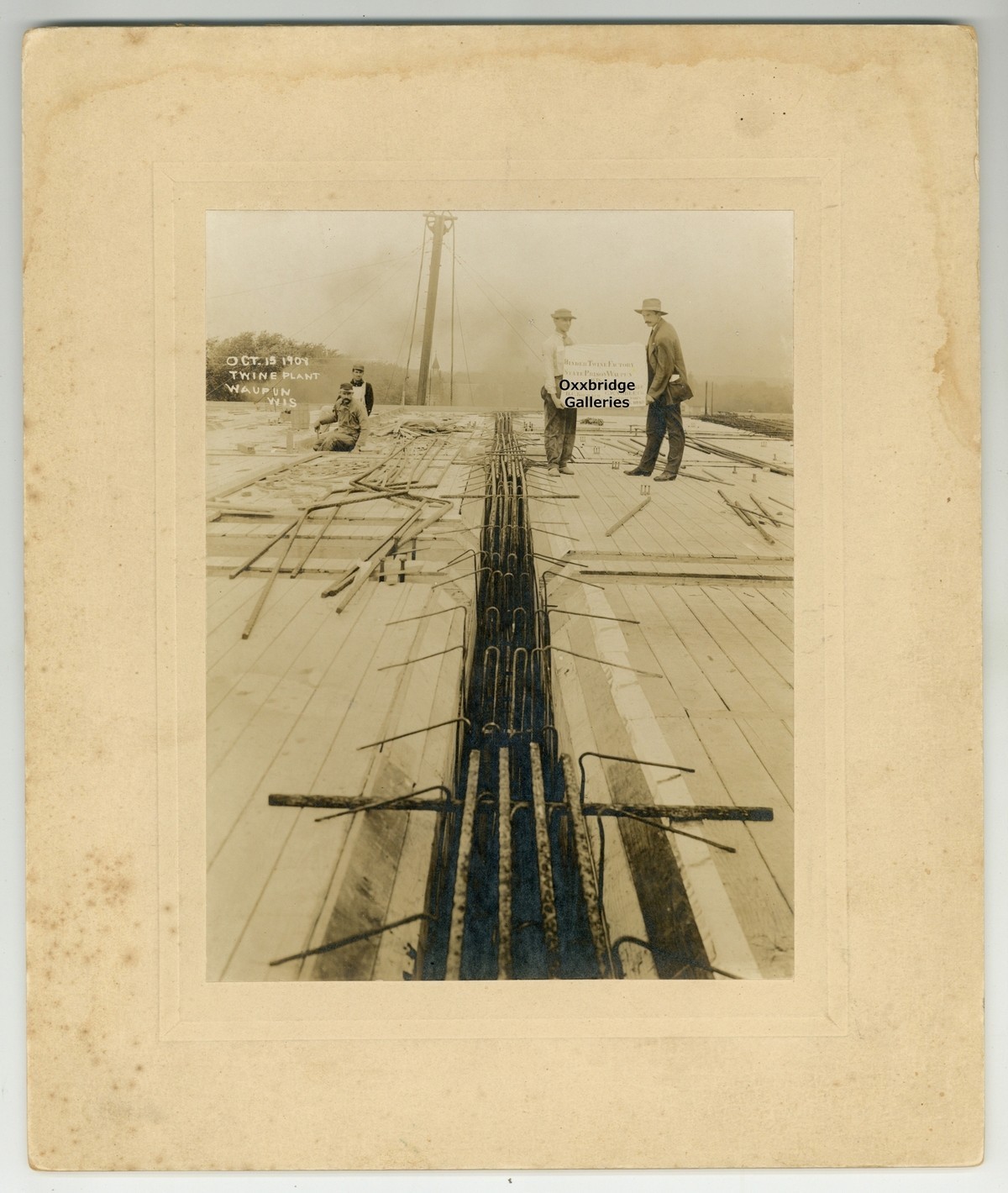 Waupin Prison Twine Plant 1908 Forced Labor Prisoner Inmate Chain Gang Criminals Waupin Prison Twine Plant 1908 Forced Labor Prisoner Inmate Chain Gang Criminals