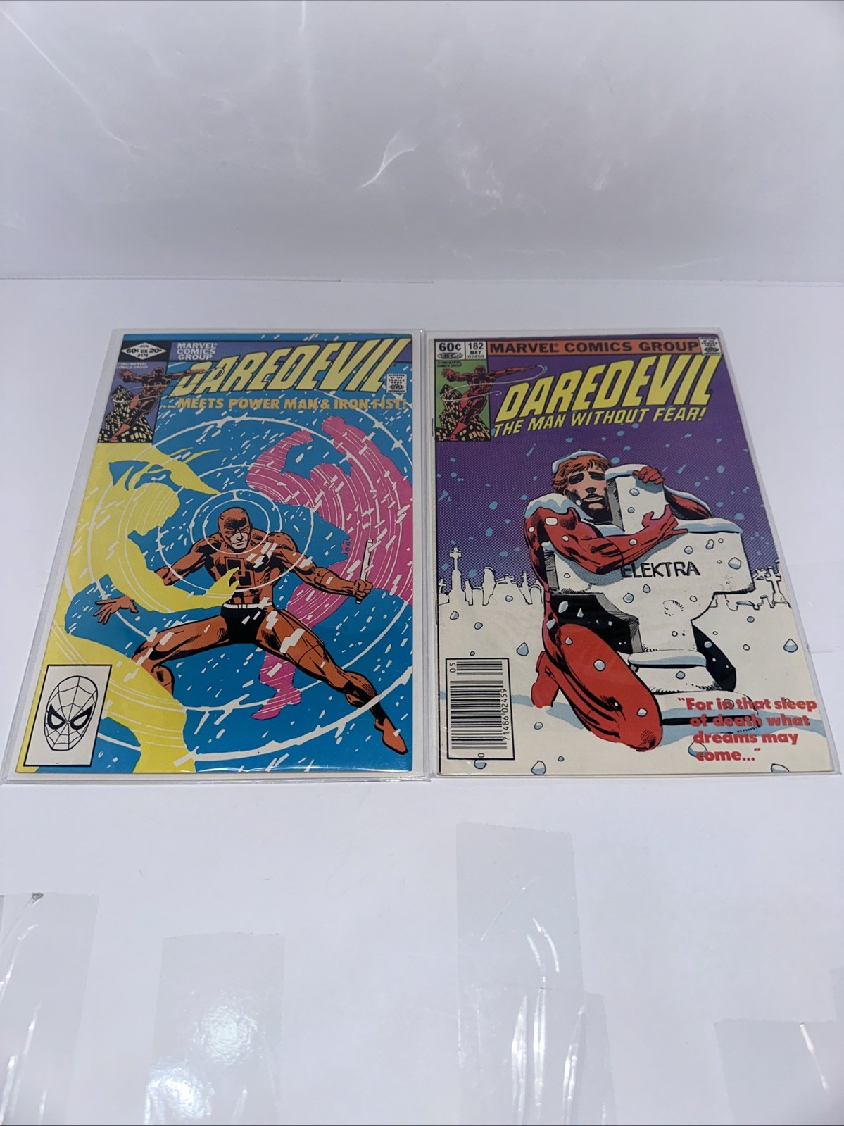 Marvel Comics Daredevil Lot Of 2 Issues 178,182 VF