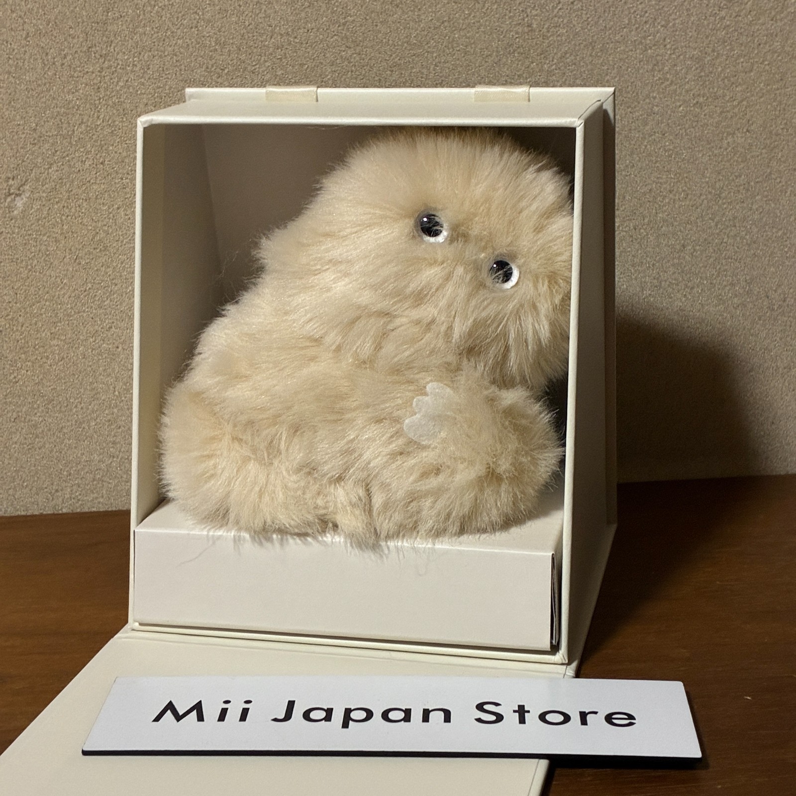 Mirumi TOKYO Charm Robot Plush Ivory Fluffy Cute Yukai Engineering Japan 5.51