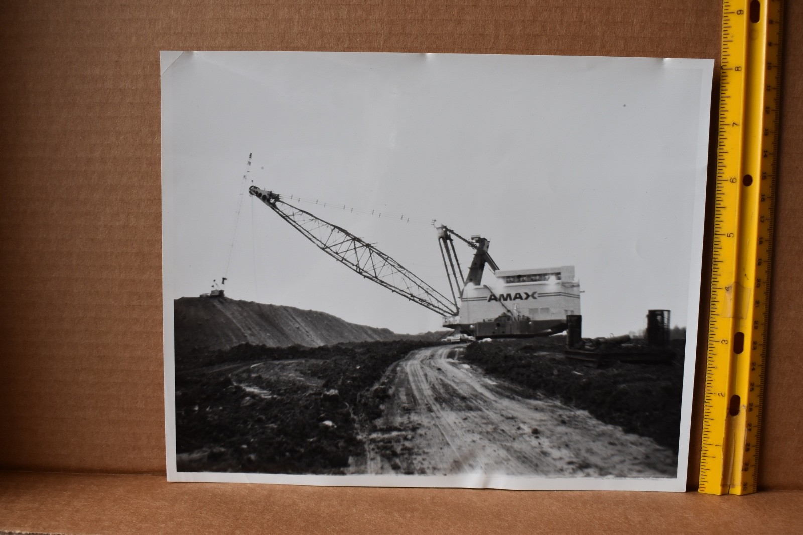 Antique Photo Amax Coal Company Cable Dragline Active Strip Mine Equipment