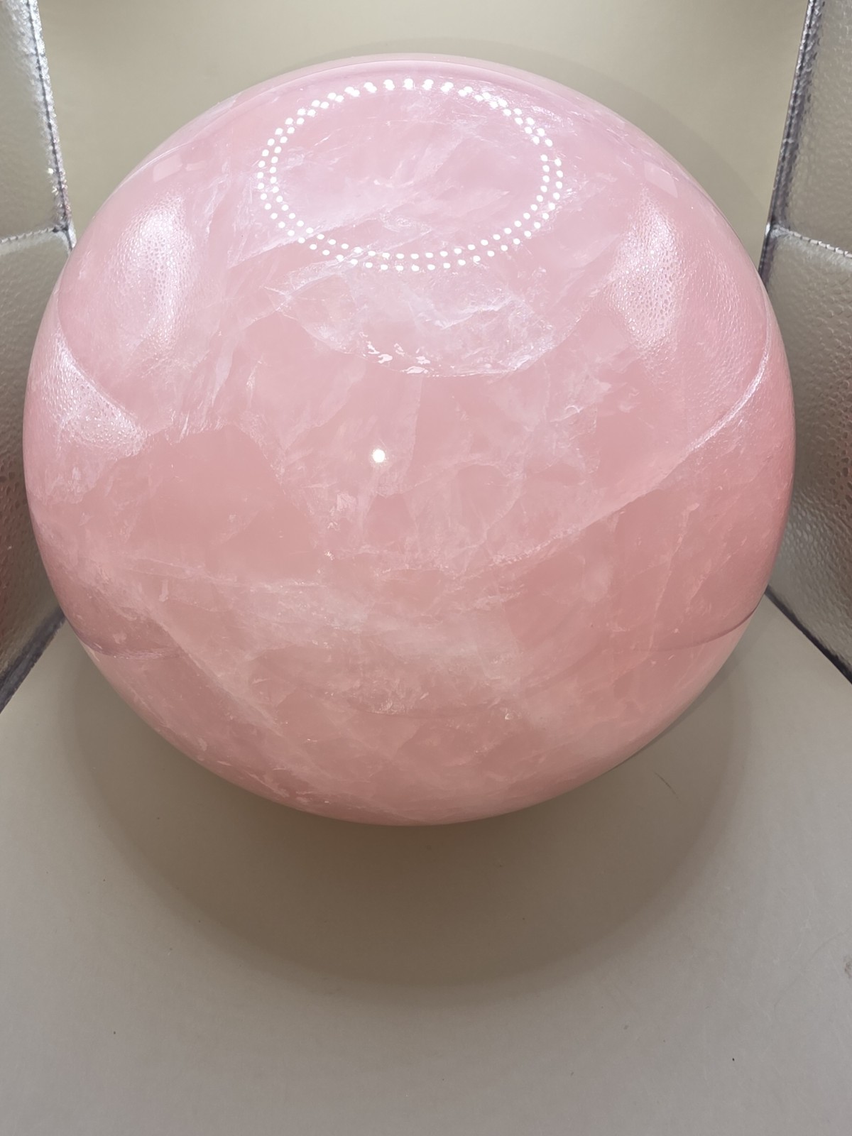  Extra Large 20lbs  Rose Quartz Star Flash And Some Rainbows 