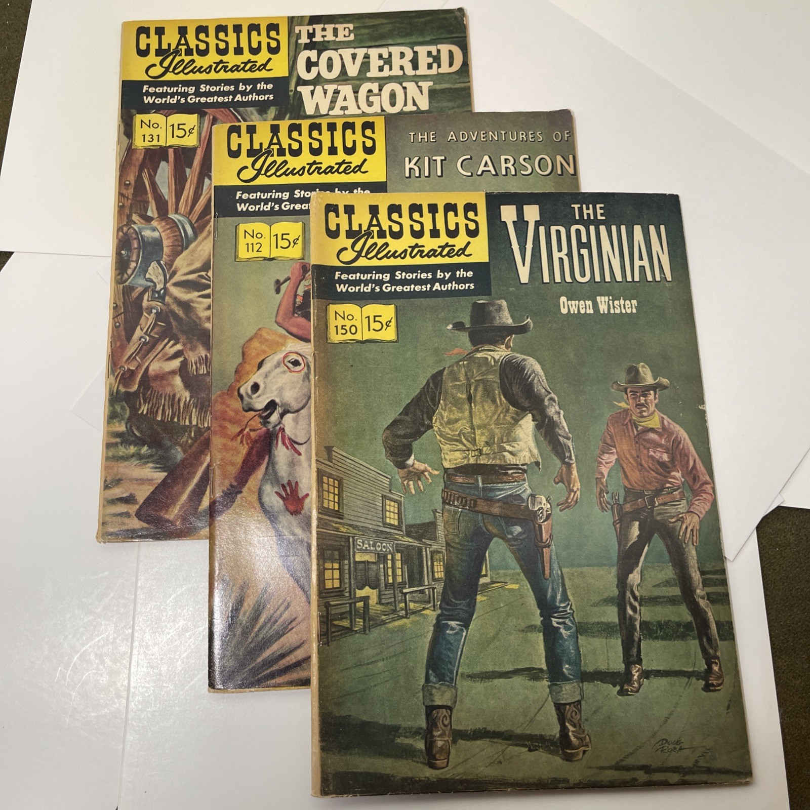 CLASSICS ILLUSTRATED SPECIAL ISSUE #150, #112 And 131 Lot Of Three One $$ CLASSICS ILLUSTRATED SPECIAL ISSUE #150, #112 And 131 Lot Of Three One $$