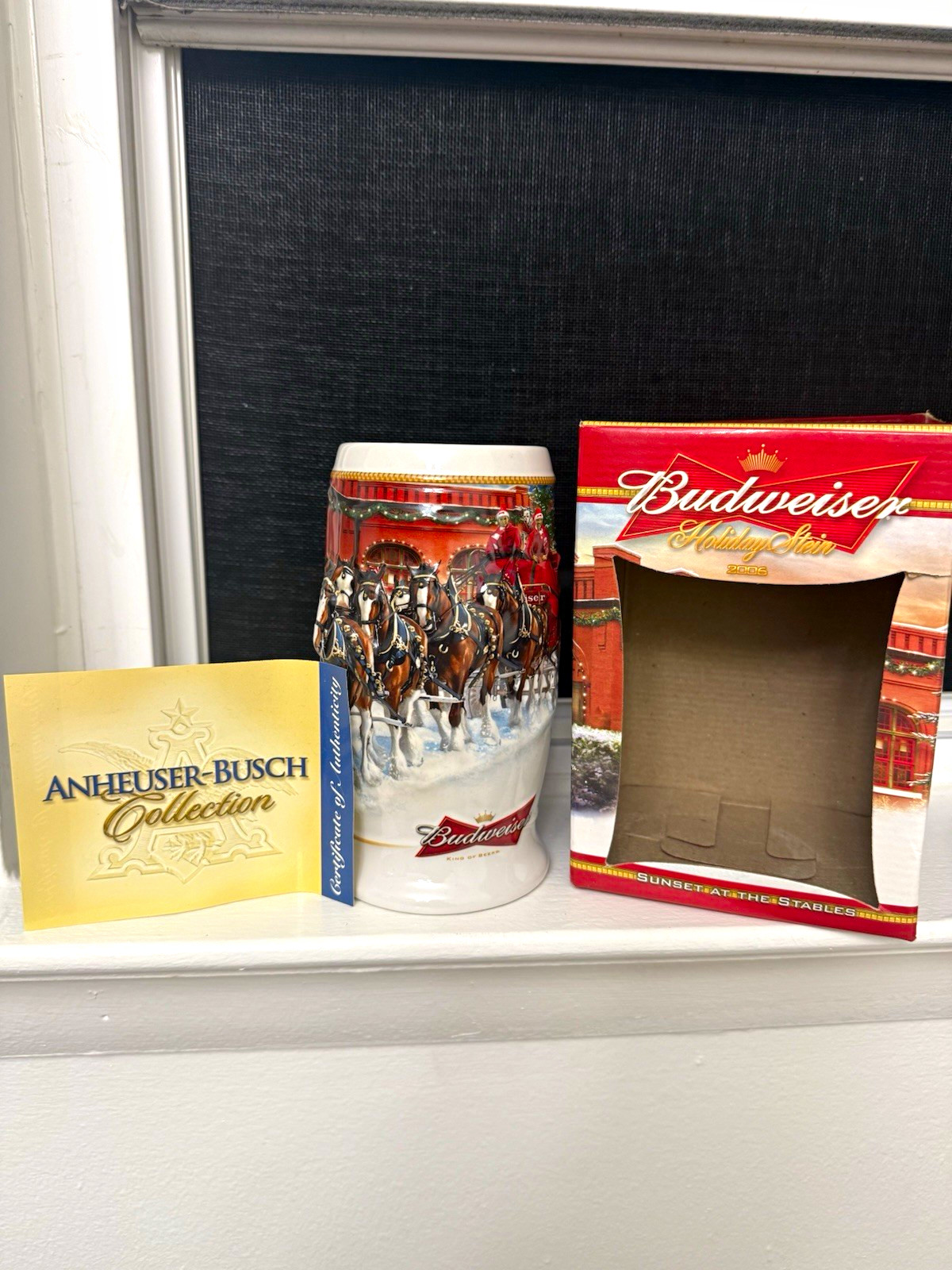 Budweiser 2006 Holiday Stein \