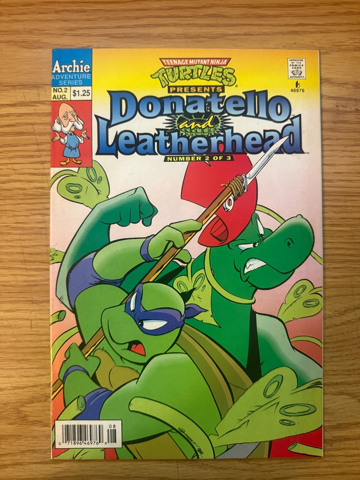 TMNT Presents Donatello Leatherhead #2 - Archie Comics Newsstand Edition - NM