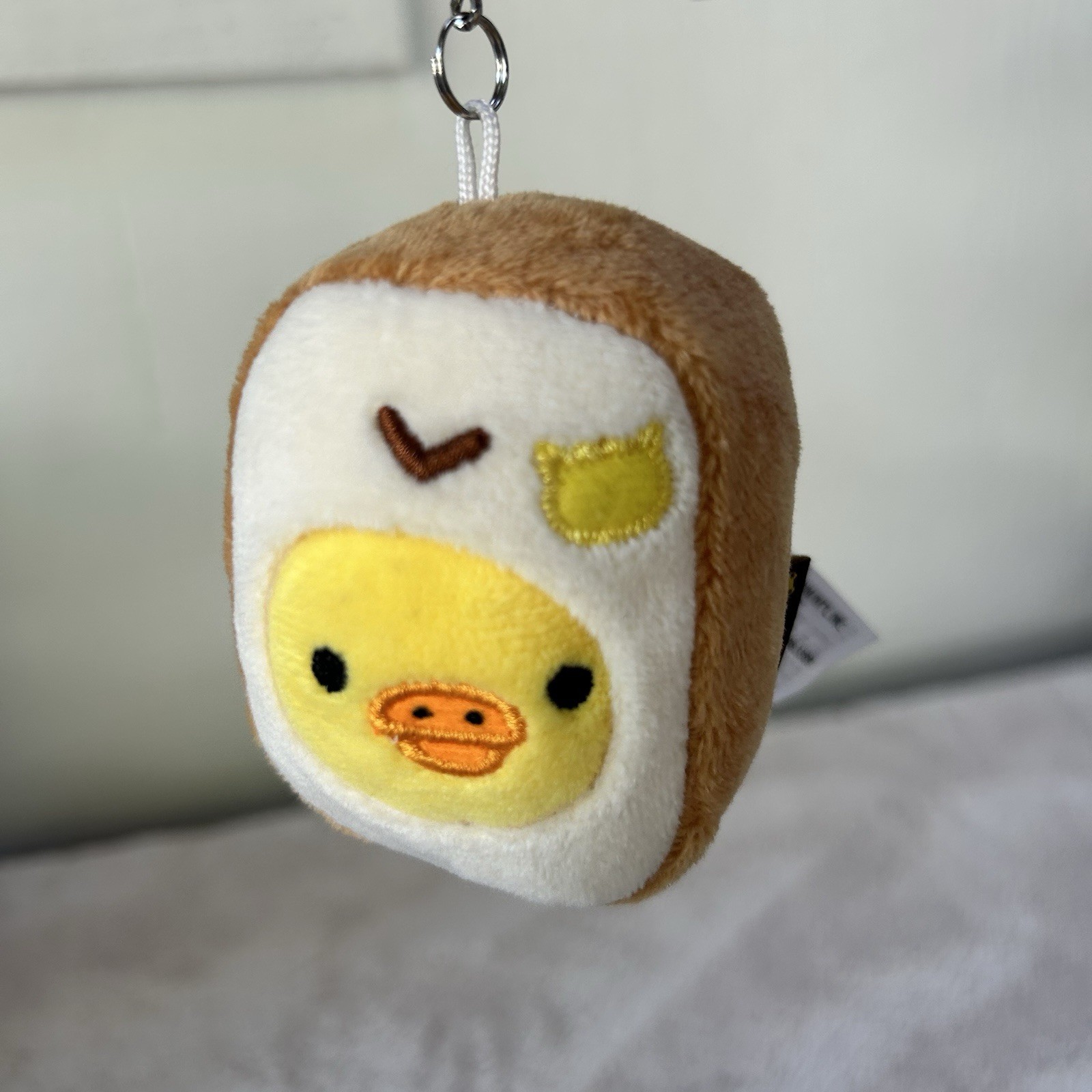 Rilakkuma Kiiroitori Toast Keychain Plush Bakery Blind Box NWOT 2019