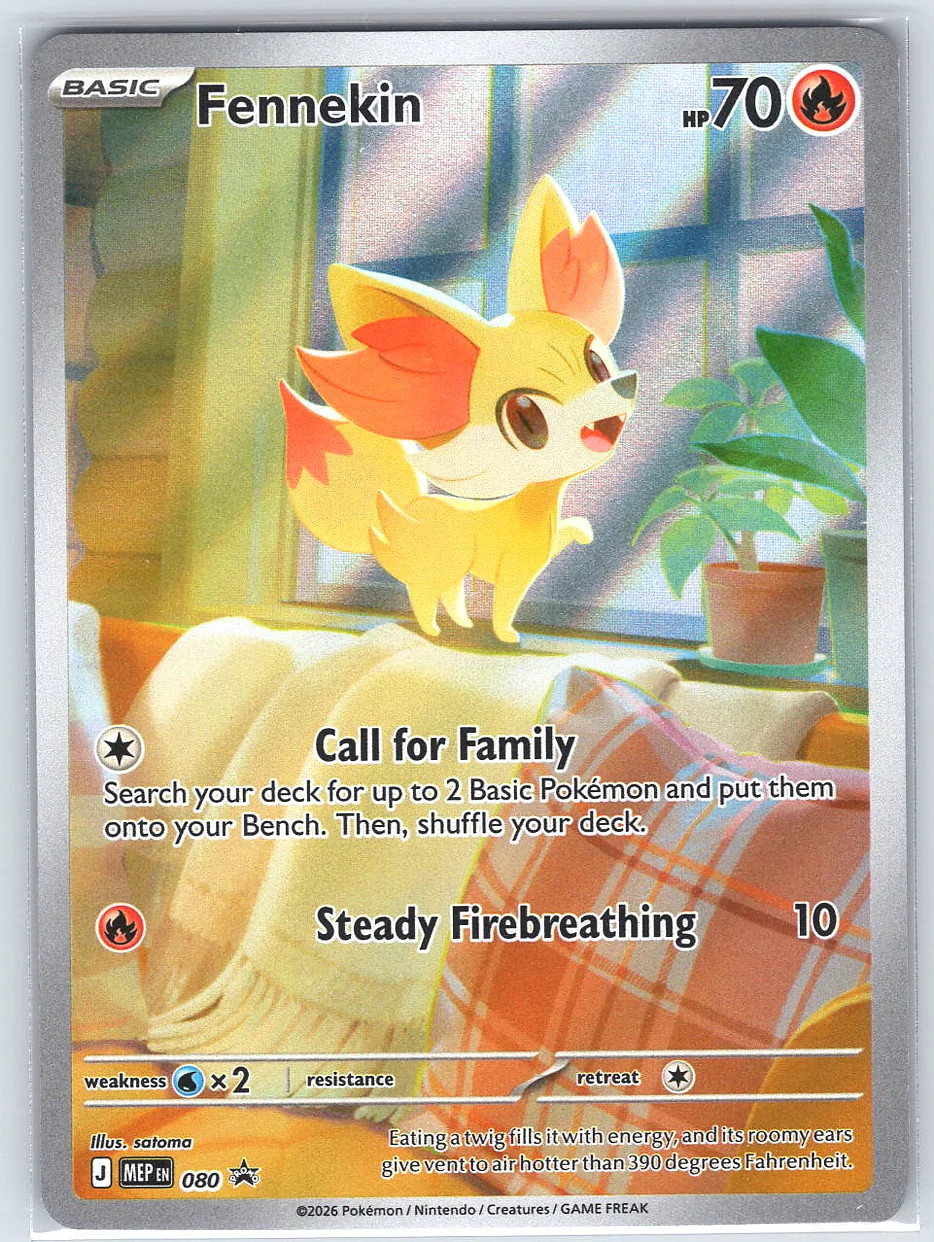 Fennekin - 080 #080 Pokémon Card