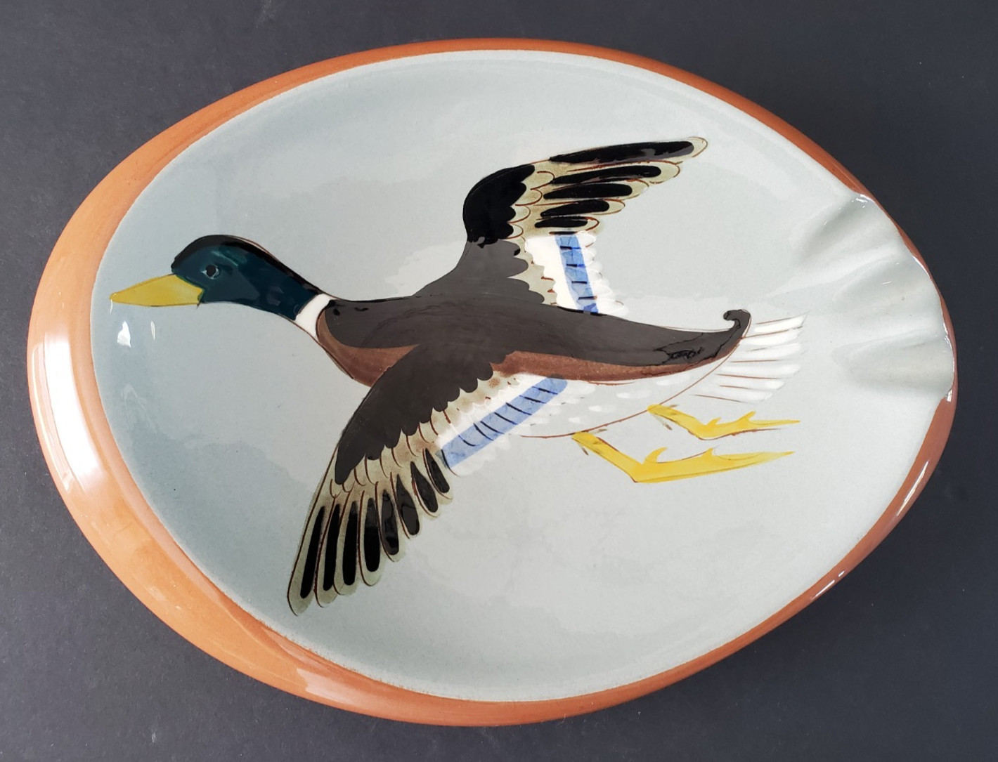 Vintage Stangl Pottery Ashtray Flying Duck 3926B USA From 1950's