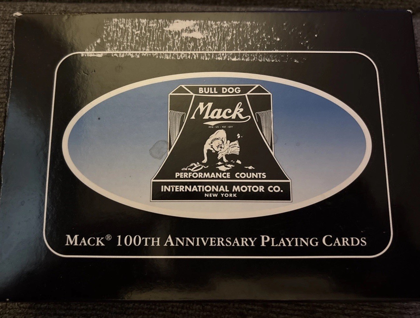 Mack Trucks 100th Anniversary Playing Cards 2 Decks In Tin Bulldog 1999