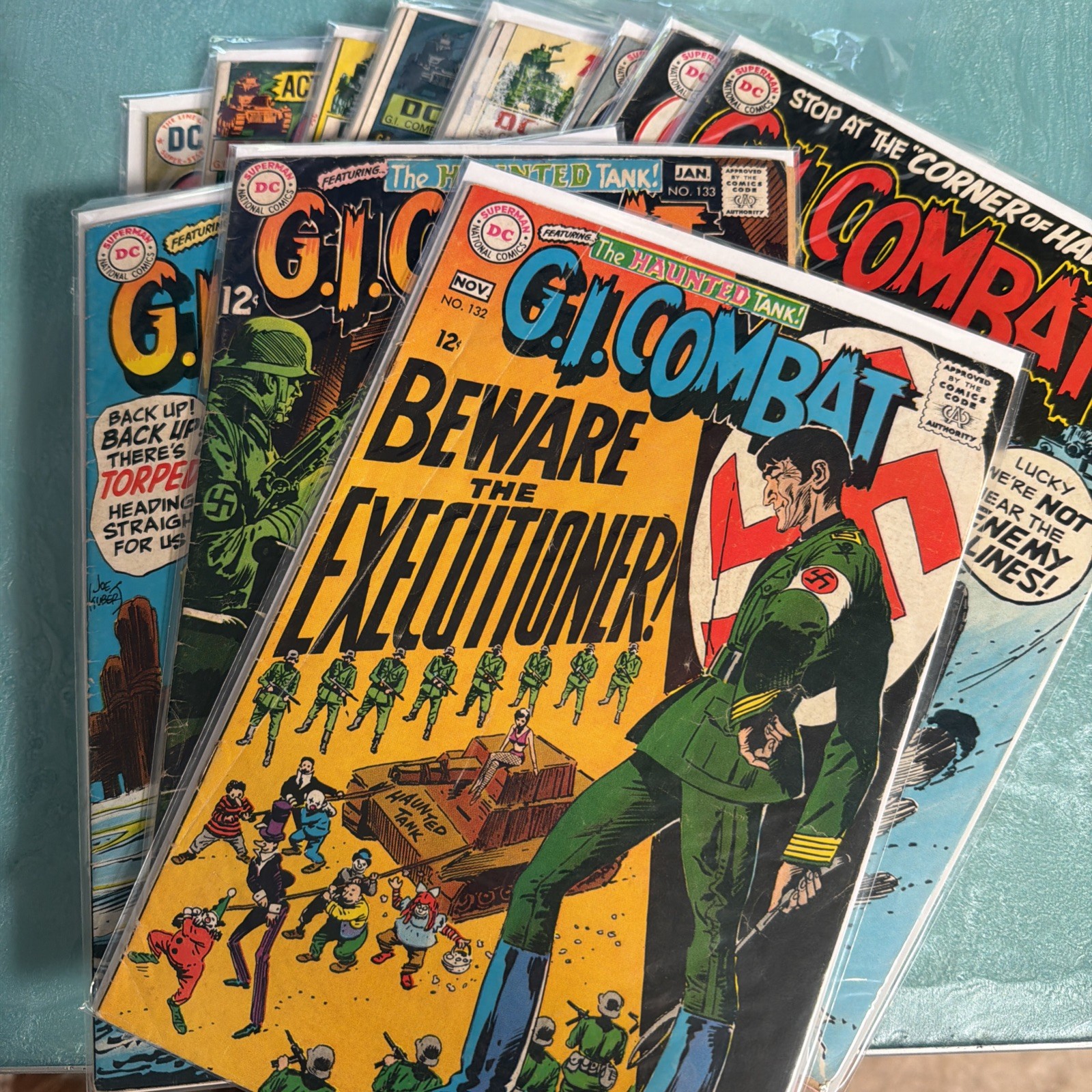 GI Combat Lot 132 133  136 139 142 143 145 146 149 151 197 G.I. Combat Bronze