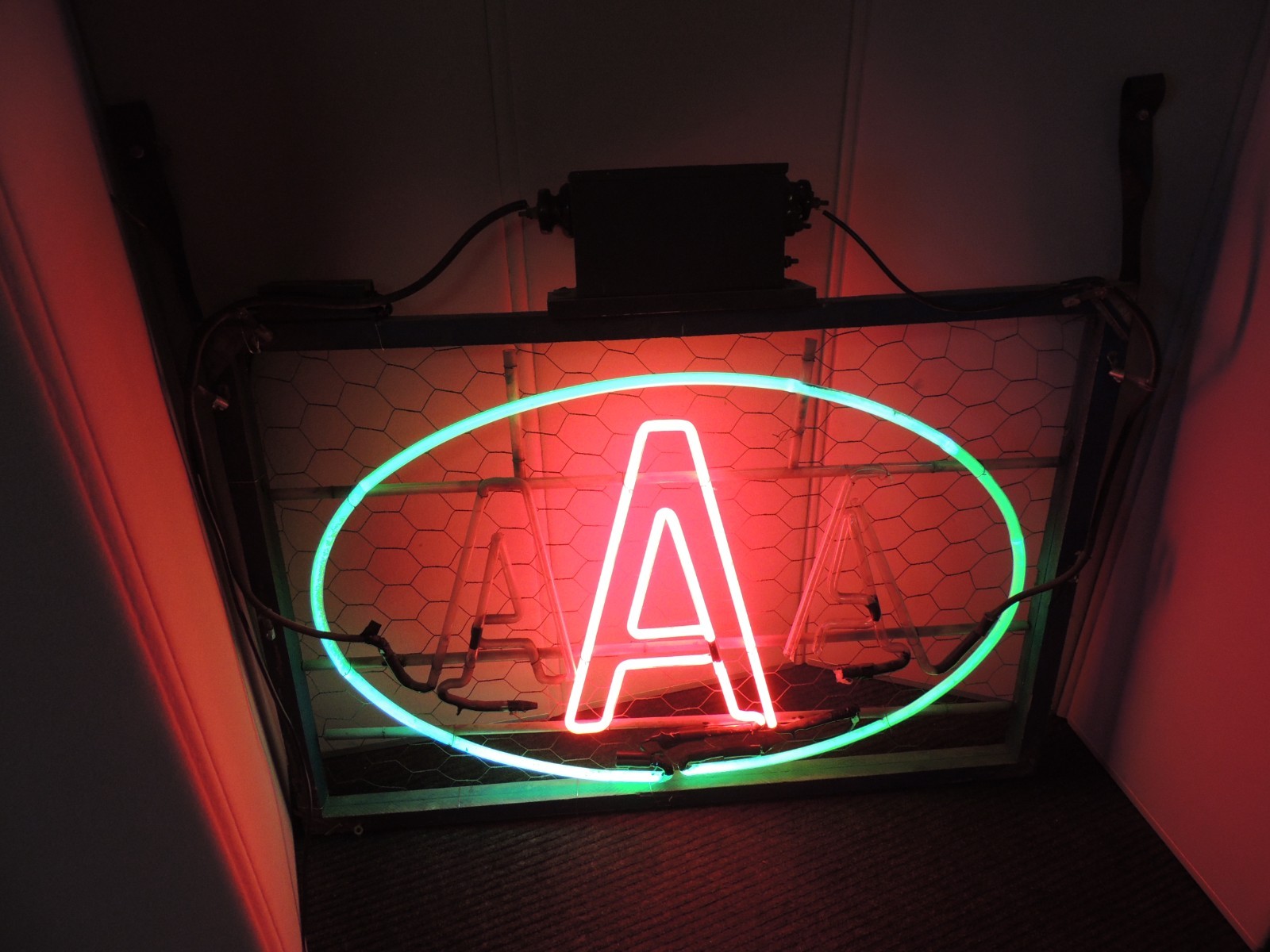 Vintage AAA Neon Sign