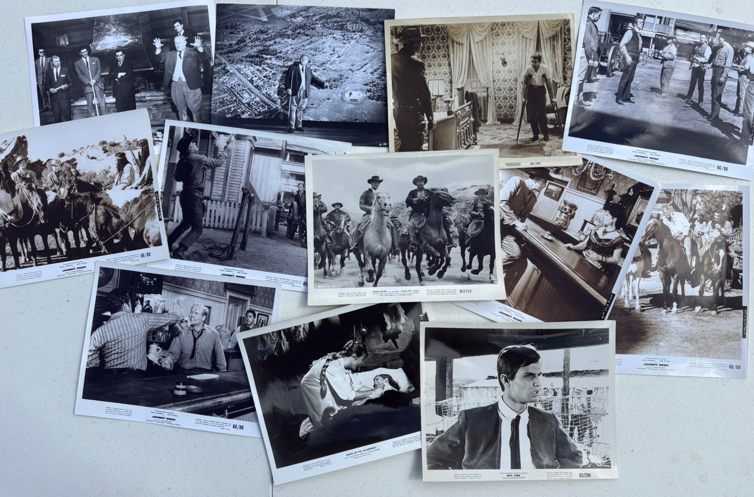 12 Original Vintage 8x10 Western Movie Press Photos Gene Autry Johnny Reno Lot 12 Original Vintage 8x10 Western Movie Press Photos Gene Autry Johnny Reno Lot