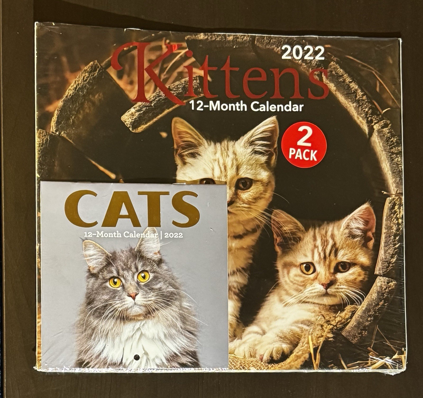 Kittens 12 Month Calendar/ Cats 12 Month calendar 2 Pack 2022 Posters