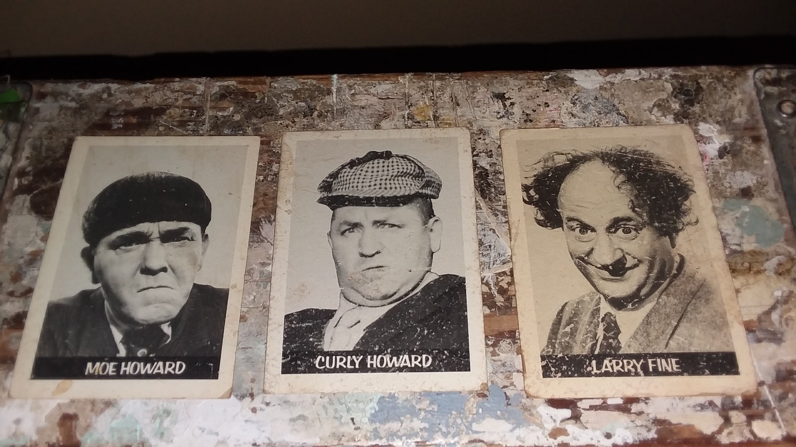 1985 FTCC The Three Stooges Trivia Backs #s 1,2&3 The Three Stooges
