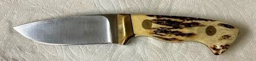 VERY NICE J. SORNBERGER DROP POINT STAG HANDLED KNIFE