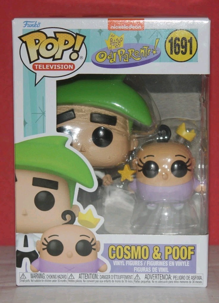 FUNKO POP THE FAIRLY ODDPARENTS COSMO&POOF # 1691    READ THE DESCRIPTION